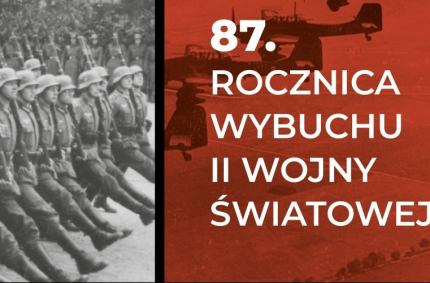 uroczystości upamiętniające 87. rocznicę wybuchu II wojny światowej