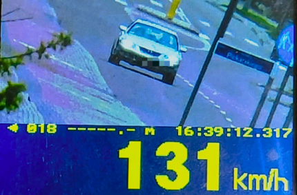 21-latek stracił prawo jazdy za skrajne przekroczenie prędkości