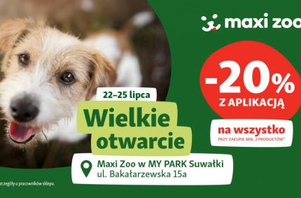 Raj dla miłośników zwierząt już wkrótce w MY PARK SUWAŁKI