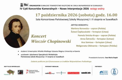  „Wieczór Chopinowski” w Suwałkach