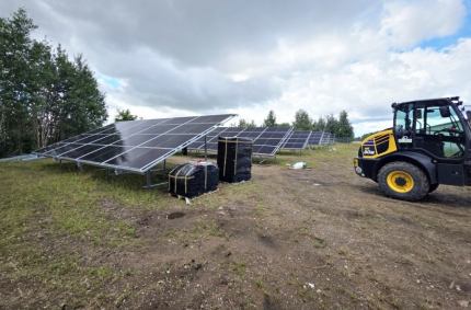 montaż instalacji fotowoltaicznej oraz kontenerowego magazynu energii