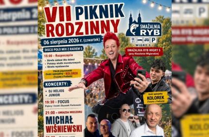 Smażalnia Ryb Wigry 5 przy Klasztorze Wigierskim zaprasza 