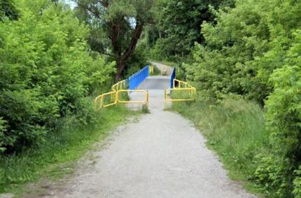 zamknięcie kładki dla pieszych pomiędzy Ogrodową i Reymonta w Suwałkach