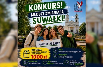 Stowarzyszenie Suwałki Odrodzenie zachęca do udziału w konkursie