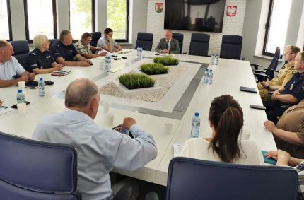 Posiedzenie Miejskiego Zespołu Zarządzania Kryzysowego