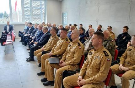 Zanotowano ogółem 1038 zdarzeń, w tym pożarów 268,