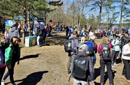 Augustów stał się w sobotę (11.04) stolicą pieszych wędrówek