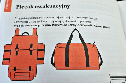 wyposażanie wybranych grup mieszkańców w podstawowe plecaki ewakuacyjne