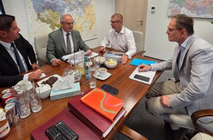 spotkanie w Warszawie z Dariuszem Grajdą, wiceprezesem Zarządu PKP