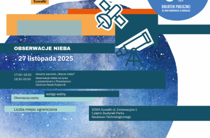 Obserwacje nieba w SOWA Suwałki 
