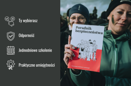 Szkolenia #wGotowości są skierowane do wszystkich pełnoletnich obywateli