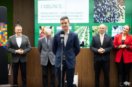 Damian Oberman z Zespołu Szkół Centrum Kształcenia Rolniczego